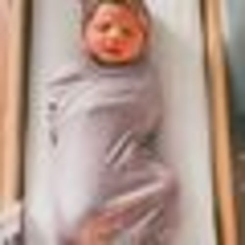 Personalized Baby Name Swaddle Blanket - Dusty Purple / Script Only