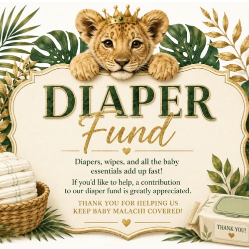 Babylist Diaper Fund Goal: $750 💚
