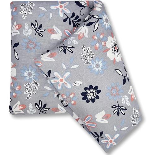 uncn Heating Pad Microwavable with Washable Cover 15x9" Microwave Heat Pack Hot Pads Moist Bean Bag for Neck and Shoulders Multipurpose 2.2Pound