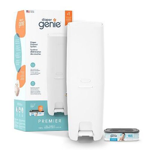 Diaper Genie Premier Diaper Pail & Starter Refill