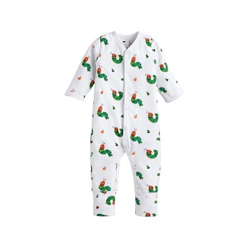 MONICA + ANDY On the Go Baby One Piece, Size 6-9 Months, The Very Hungry Caterpillar, Organic Baby Clothes for Girls and Boys, Unisex, Super Soft Fabric, Sizes For Preemie, Newborn, & Infant