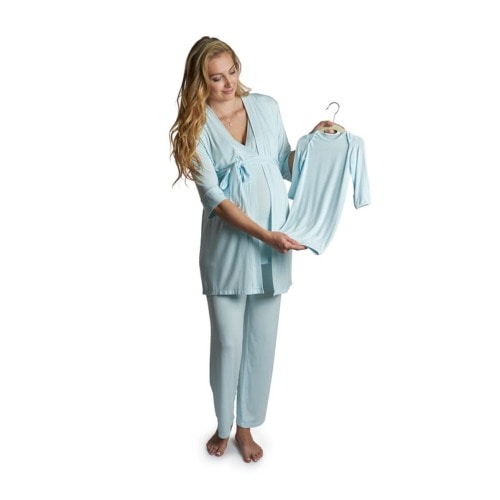 Analise During & After 5-Piece Maternity/Nursing Sleep Set for Mom & Baby, Medium