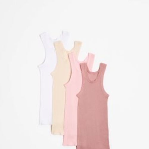 3 Pack Baby Organic Cotton Vests - White | Target Australia