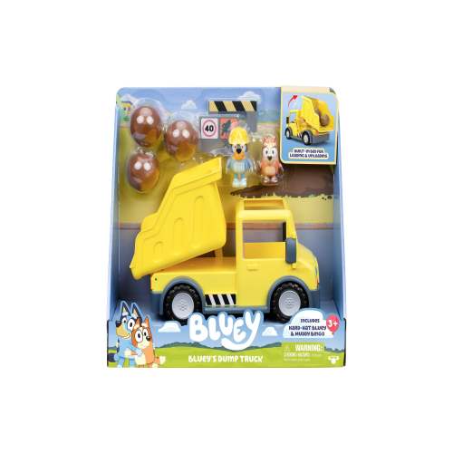 Bluey's Adventure Series Dump Truck with Exclusive Figures