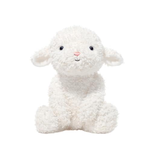 Lamb Stuffed Animal Plush Toy, Premium Soft White Sheep for Babies Children Adults, 11.8 Inches Cuddly Companion Gift