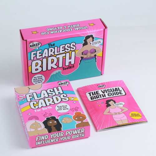 Fearless Birth Toolkit: Flashcards + Visual Birth Guide - Practical Tips for Confident Labour