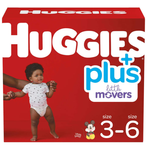 Huggies Plus Diapers Sizes 3 - 6&nbsp;| Costco