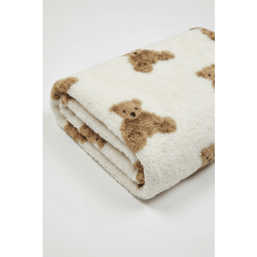 Bear Fleece Minky Blanket Super Soft