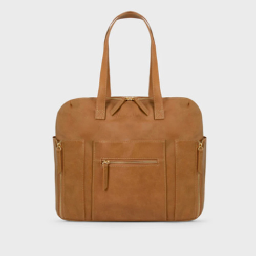 Chelsea Convertible Diaper Bag | Backpack to Tote | Vegan Leather Designer Baby Bag | Hannah and Henry