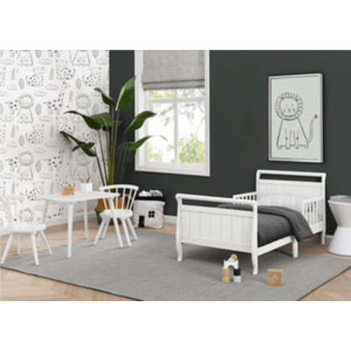Wood Sleigh Toddler Bed