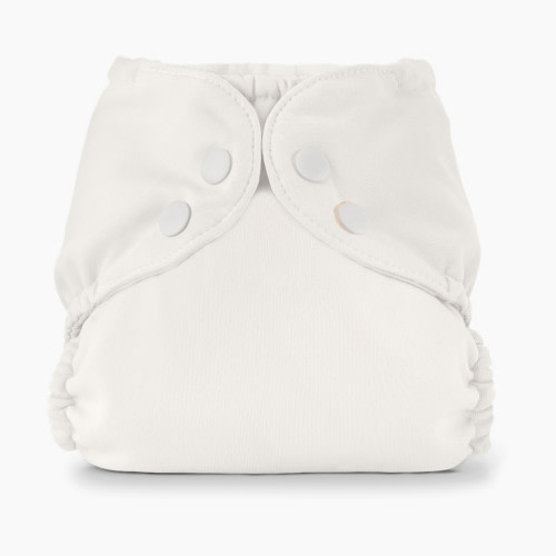 Esembly Recycled Diaper Cover (Outer) + Swim Diaper - Parchment, Size 1 (7-17 Lbs)