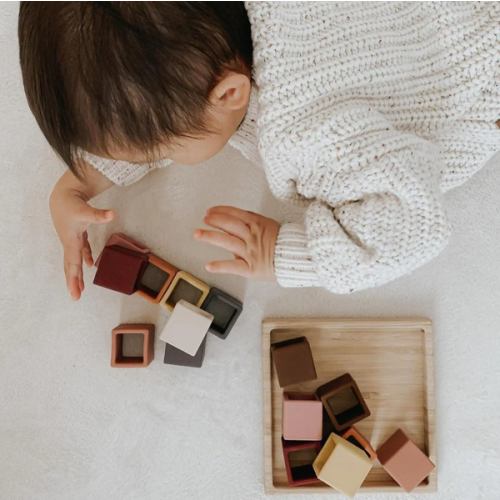 Silicone Stacking Cubes | Bee Like Kids