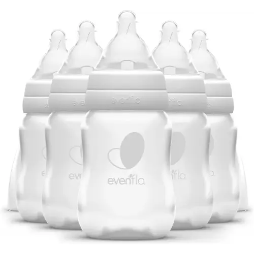 Evenflo Feeding Premium Proflo Venting Balance Plus Standard Neck Baby, Newborn and Infant Bottles - Developed by Pediatric Feeding Specialists - 4 Ounce (Pack of 6)