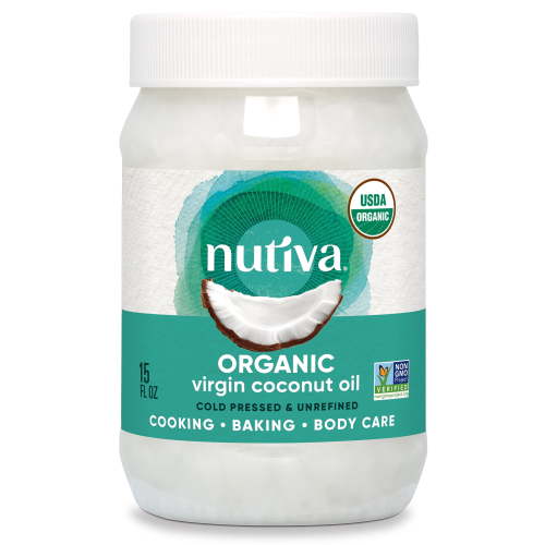 Nutiva, Organic Virgin Coconut Oil, 15 fl oz, Cold-Pressed