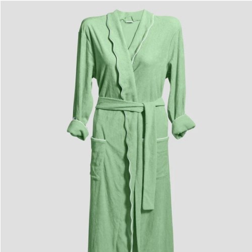 Women's Long Scallop Lightweight Robe
