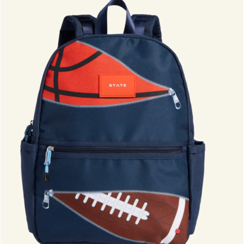 STATE Bags | Kane Kids Travel Backpack Printed Canvas Sports | Back to School | Travel Backpack