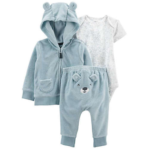 carter's® Size 3M 3-Piece Bear Little Jacket, Bodysuit, and Pant Set in Bluecarter's® Size 3M 3-Piece Bear Little Jacket, Bodysuit, and Pant Set in Bluecarter's® Size 3M 3-Piece Bear Little Jacket, Bodysuit, and Pant Set in Blue