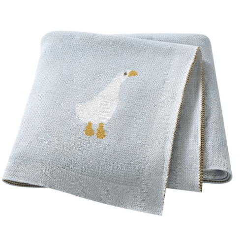 Goose Knitted Blanket