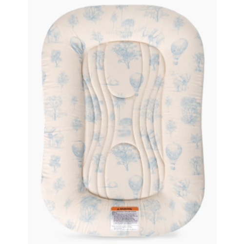 Infant Lounger Wave | Blue Toile
