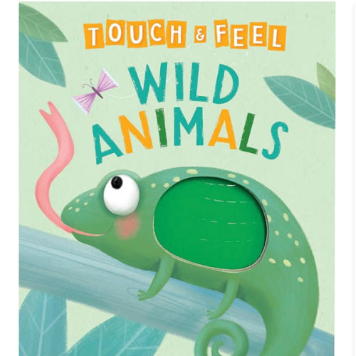 Wild Animals: A Touch and Feel Book - Children's Board Book - Educational