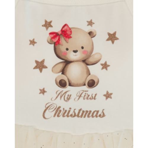 Off White Baby Christmas Dress And Headband Outfit | Best&Less™ Online
