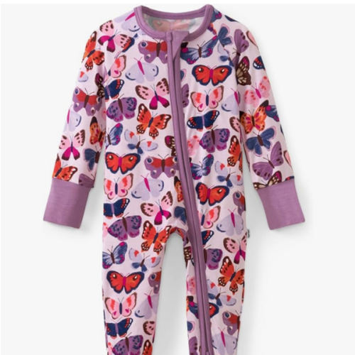 Little Sleepies Pajamas for Baby Boys & Girls, Viscose from Bamboo Baby Pajamas, Sleepers, 2-Way Zipper PJs
