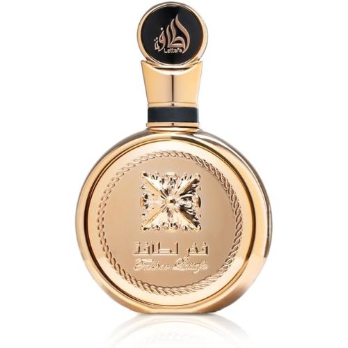 Lattafa Fakhar Gold Extrait Eau de Perfume Spray for Unisex, 3.4 Ounce