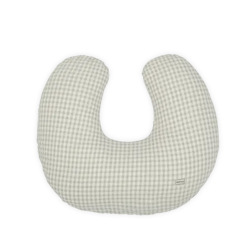 Nursing Pillow Vichy Blue · Minicoton