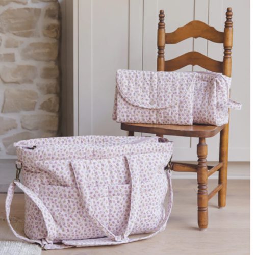 Diaper Bag + Changing Pad Set || Wildflower – Quincy Mae