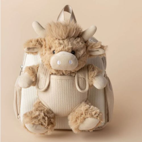 Moonkie Hug & Go™ Logan the Highland Cow