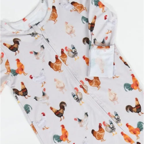 Chicken Baby Bamboo Pajama - American Farm Company