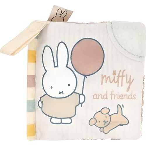 Kids Preferred Miffy Baby Crinkle Soft Book, Teether Activity Toy
