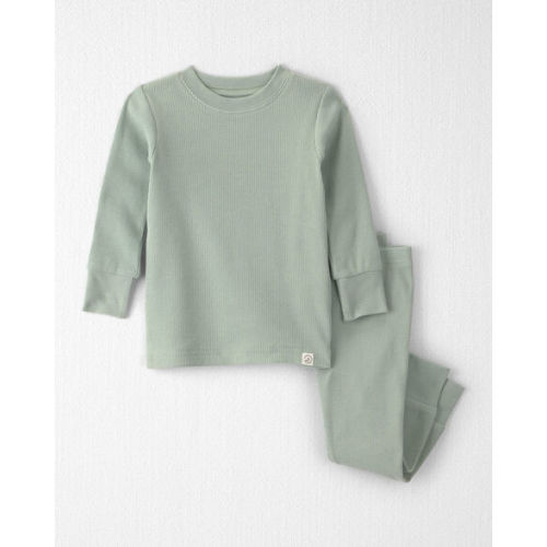 Baby 2-Piece Organic Cotton Ribbed Pajamas - Little Planet | Carter's