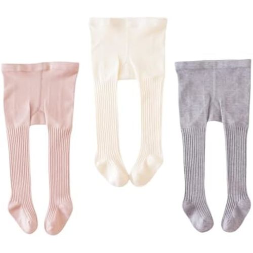 Baby Tights Cable Knit Tights Toddlers Leggings Seamless Stockings Pantyhose Infants 3 Pack