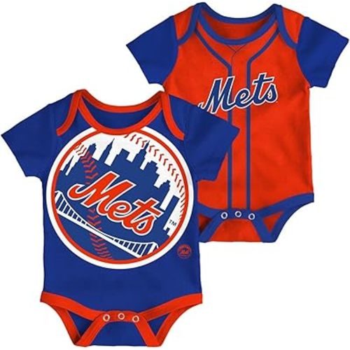 Outerstuff MLB Newborn & Infants 0-24 Months 2 Piece Team Graphic Creeper Bodysuit Romper Set