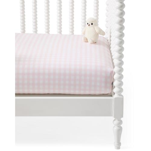 Gingham Crib Sheet | Serena and Lily
