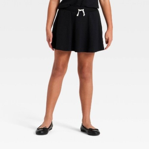 Girls' Knit Skort - Cat & Jack™ Black S