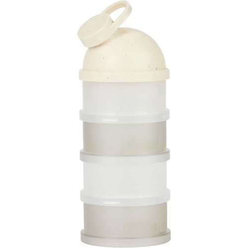 Babymoov Babydose Formula Dispenser On-The-Go, BPA-Free Baby Formula and Snack Container, Travel Essential, 4 Airtight Compartments, XL Capacity, Ergonomic, Dishwasher-Safe, Made in France, Beige