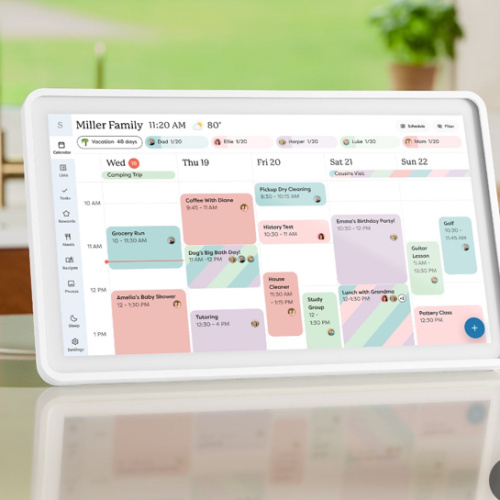 15" Skylight Calendar 2 Touchscreen Display and Organizer incl 6 months Plus!