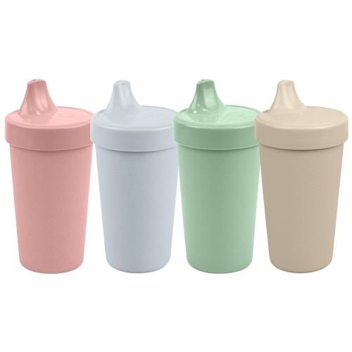 Amazon.com: Re-Play Sippy Cups for Toddlers - 10 Oz. Reusable Spill Proof Cups for Kids, Dishwasher/Microwave Safe - Made in USA - Set of 4-3.13" x 6.25" - Blossom : Baby