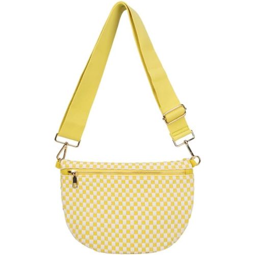 The Fiona | Woven Bum Bag | Stylish Woven Crossbody Bag | Adjustable Strap for Travel Festivals & Everyday