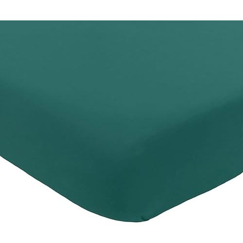 Kyte Baby Soft Crib Sheet - Standard Fitted Crib Sheet Made with Rayon from Bamboo, Ultra-Gentle and Breathable (Emerald)