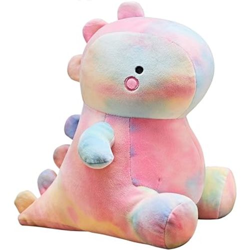 Cute Dinosaur Plush Toys, Fat Dinosaur Stuffed Animals Toys Dolls, Soft Plush Stuffed Animal Dino Plushie, Birthday Gifts for Kids Girls Boys Colorful 12 inch