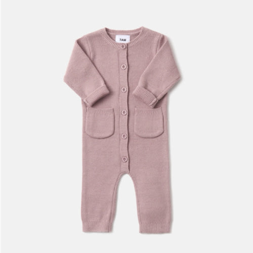 Long Sleeve Ribbed Jumpsuit - Chunky