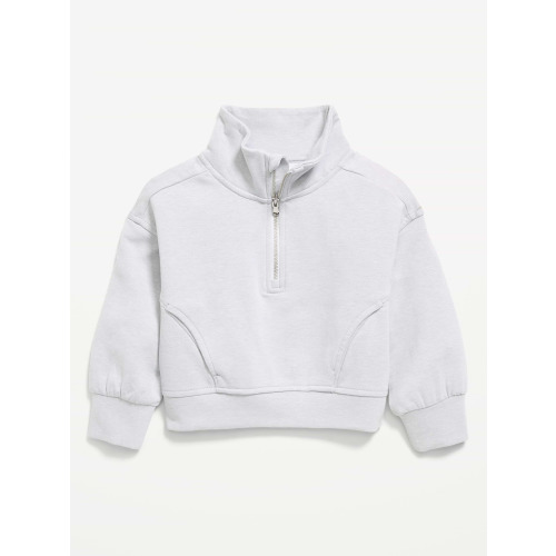 Dynamic Fleece Quarter-Zip Pullover Sweatshirt for Toddler Girls
