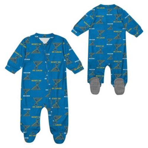 NHL St. Louis Blues Infant Boys' Sleeper Bodysuit - 6-9M