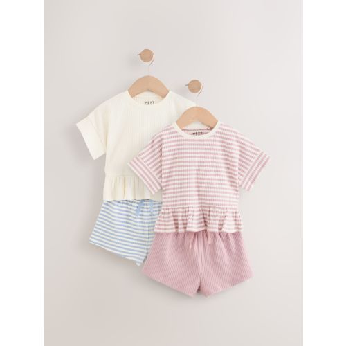 Pink T-Shirt & Short 2 Pack Set (12-18 Months)