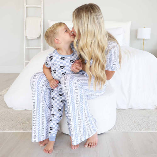 Women's Two Piece Flare Lounge Set | Bow Mama
