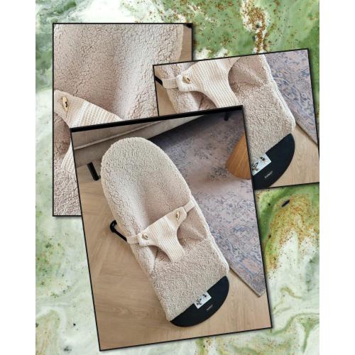 Babybjorn cover, complete replacement cover made of Teddy x waffle fabric