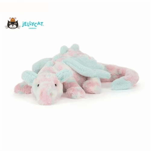 Jellycat Lazulia Dragon Plush Toy  Rare Dragon Limited Edition Best Gift 19.69"